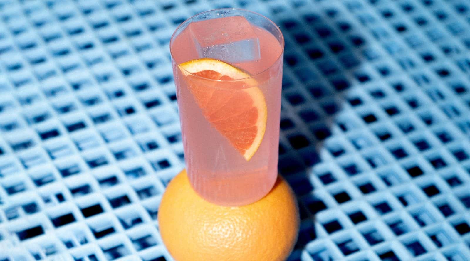 Ayuuk Paloma in a highball