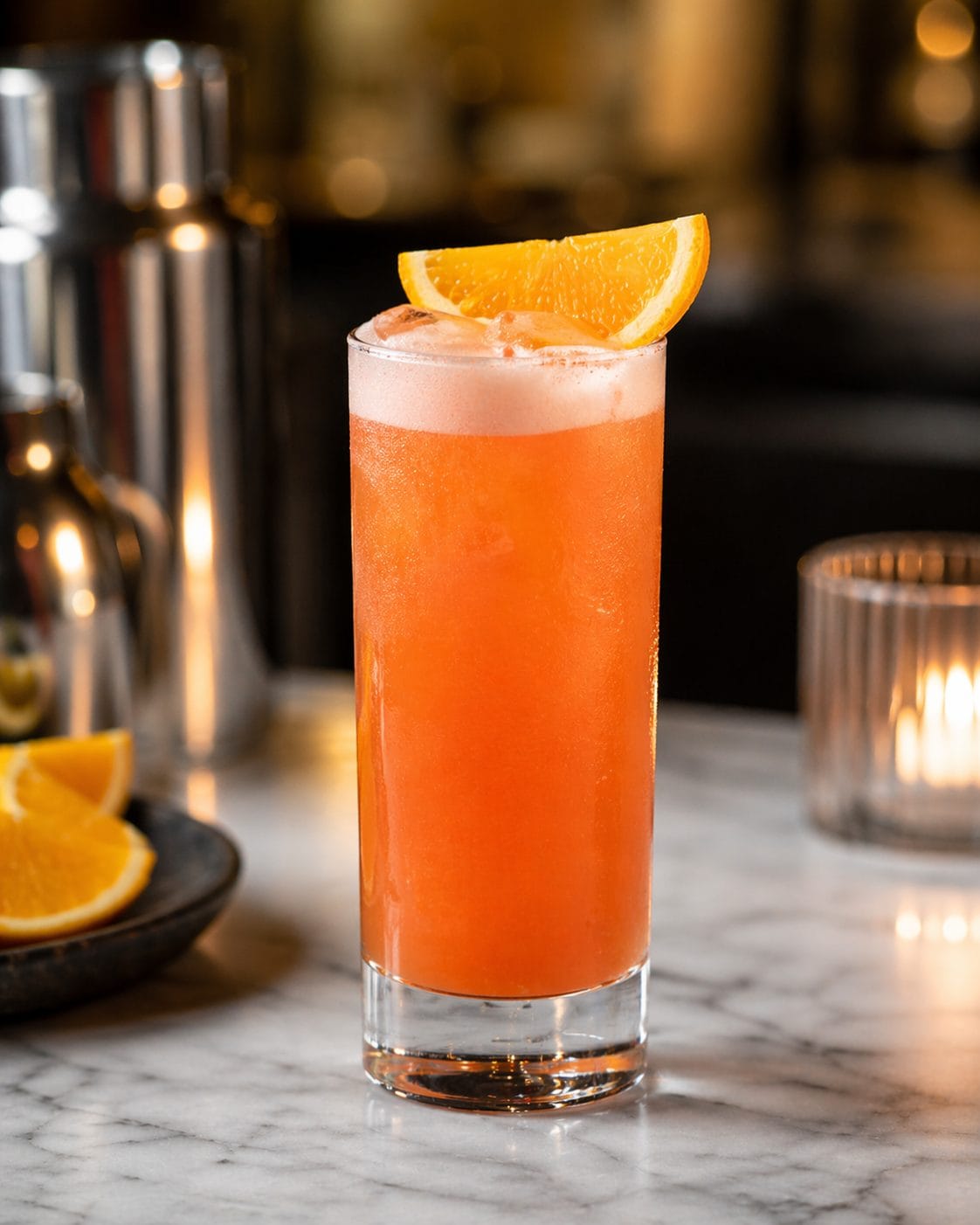 Garibaldi Symphony in a highball