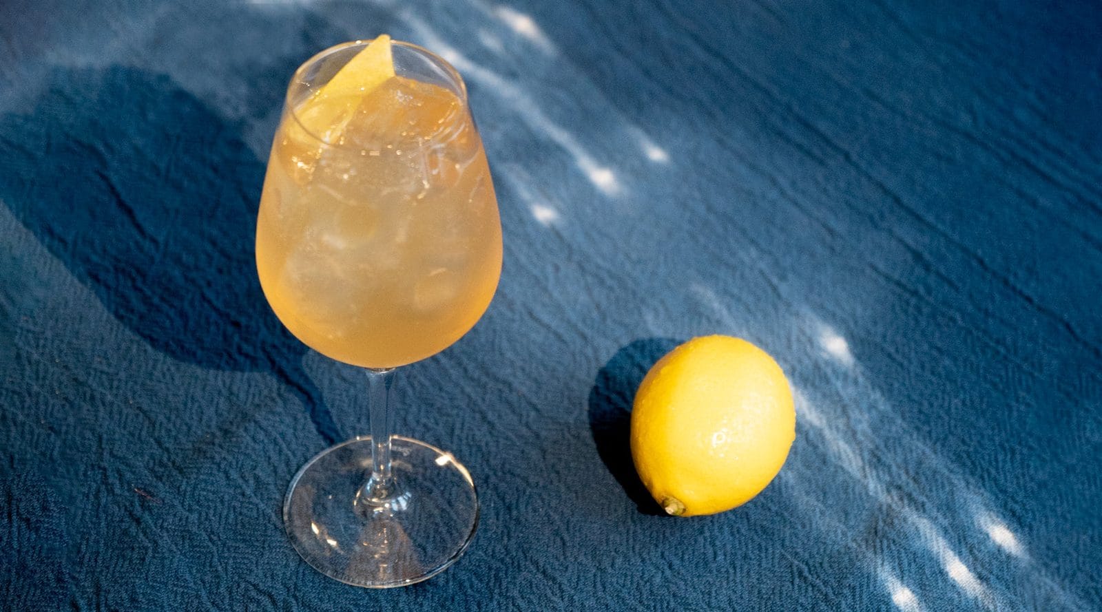 Symphony 6 Spritz in a wine glass